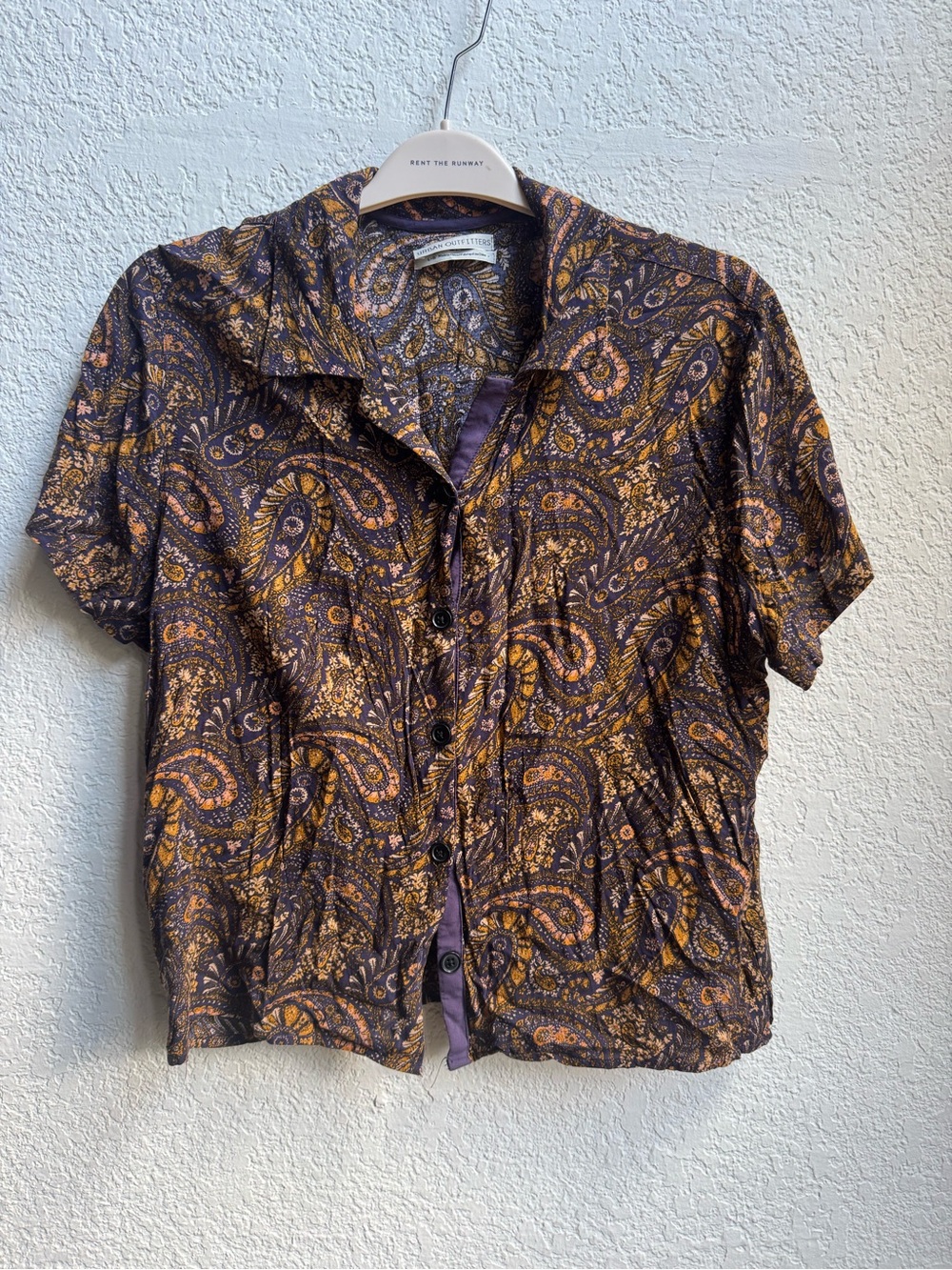 Urban Outfitters Paisley Button-Up Top